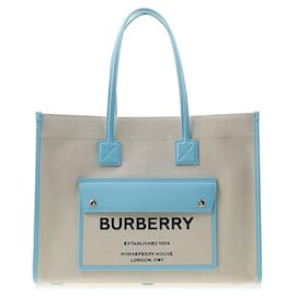 Burberry Borsa Tote Freya Medium in tela bicolore LL MD FREYA TOTE