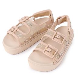 Gucci Sandali GG con cristalli da donna