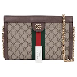 Borsa a tracolla Small Ophidia GG Marrone - Gucci
