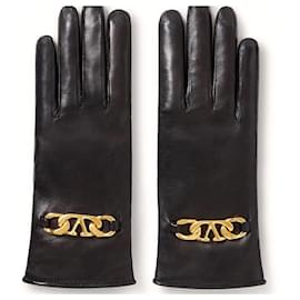 Leder-Kaschmir-Handschuhe - Valentino