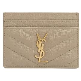 Saint Laurent Cassandra Matelassé Kartenetui für Damen