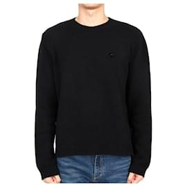 Valentino schwarzer Strickpullover für Herren
