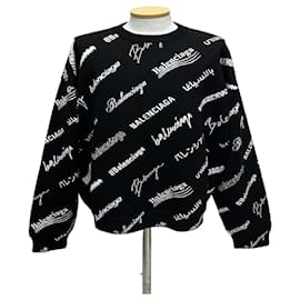 Maglia Logo Mania All Over - Balenciaga