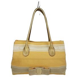 Borsa a tracolla in tela Salvatore Ferragamo Vara Bow