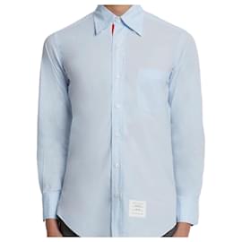 Thom Browne Camicia in popeline azzurro Tom Browne