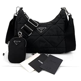 Prada Borsa Hobo Multi Crossbody in Nylon Imbottito Patchwork