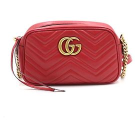 Gucci Picca borsa a tracolla o crossbody matelassé con catena