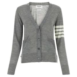 Cardigan aus feiner Merinowolle in entspannter Passform - Thom Browne