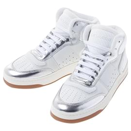 Sneakers mid-top in pelle grana per donna AAAWS - Saint Laurent