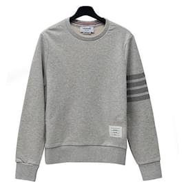 Thom Browne Herren Sweatshirt aus Baumwolle mit Rundhalsausschnitt