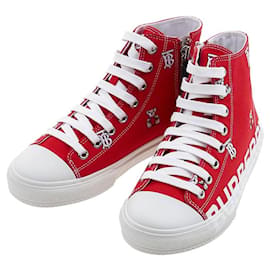 Teddy Bear Monogram High Top Sneaker für Kinder MINI LARKHALL HT - Burberry
