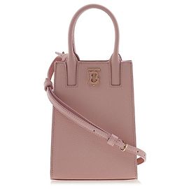 Burberry Micro Francis Phone Tote aus genarbtem Leder