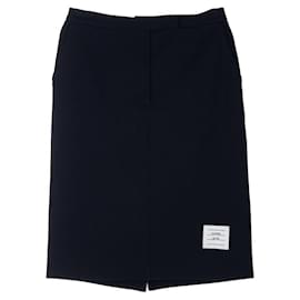 Thom Browne Falda de lana Milano Stitch para mujer