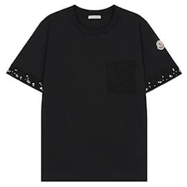 Camiseta de manga corta con bolsillo y logotipo bordado - Moncler