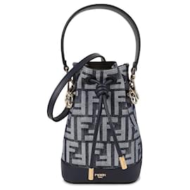 Fendi Borsa a Tracolla Montrezzo Denim