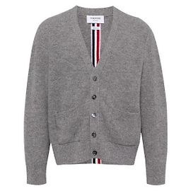 Thom Browne Cárdigan de piqué de lana merino lavado