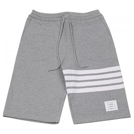 Pantaloncini in jersey loopback a righe - Thom Browne