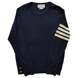 Diagonal Armband Merino Wool Knit - Thom Browne