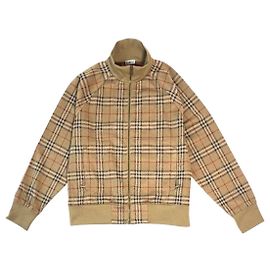 Burberry B-Zipper Track Jacket mit Jacquard-Karo