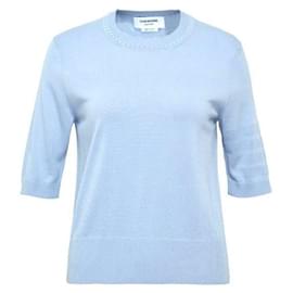 T-shirt in jersey pointelle - Thom Browne