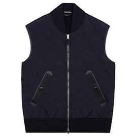 Gilet con bordo trapuntato a diamante - Tom Ford