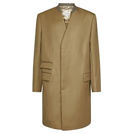 Maison Martin Margiela Cappotto Semplice Back Stitch Camel