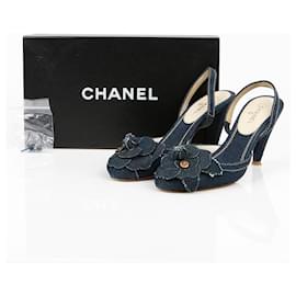 Chanel Décolleté Camelia Slingback Taglia