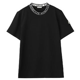 Moncler T-shirt de algodão com logo