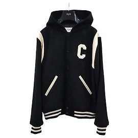 Céline Cashmere Wool Teddy Hooded Jacket
