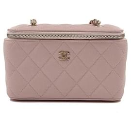 Borsa a tracolla Vanity in Caviar - Chanel
