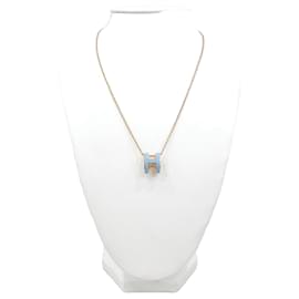Pendant Popash Necklace Blue Gold - Hermès