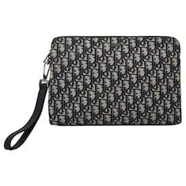 Clutch Oblique Jacquard Strap - Dior