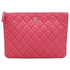 Classic Caviar Clutch Medium Series Rosa - Chanel
