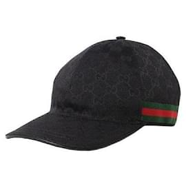 GG Supreme Signature Cap Black - Gucci