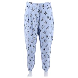 Prada Hose in Himmelblau aus Rayon