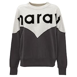Fleece-Sweatshirt in Faded Black - Isabel Marant