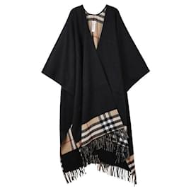 Burberry Karierter Cape aus Wolle und Kaschmir