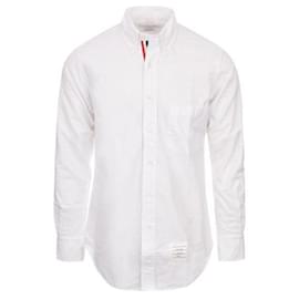 Camicia in cotone Oxford con rifiniture nascoste - Thom Browne