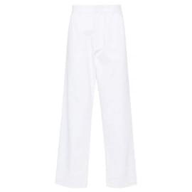 Pantaloni dritti con logo Triangle - Prada