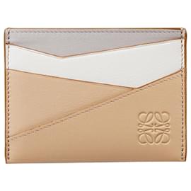 Tarjetero Puzzle Plain Ghost Silky Beige - Loewe