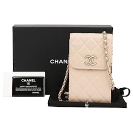 Mini borsa a tracolla e spalla porta-cellulare Logo - Chanel
