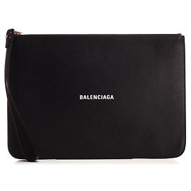 Clutch Balenciaga in metallo dorato