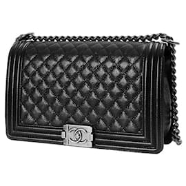 Chanel Borsa Boy Caviar Large Flap Bag