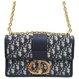 Borsa a catena Montaigne Oblique Jacquard - Dior