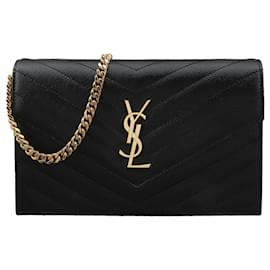 Borsa a tracolla Cassandra Chain Oro Nero - Saint Laurent