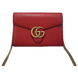 Bolso bandolera con cadena Gucci Marmont WOC