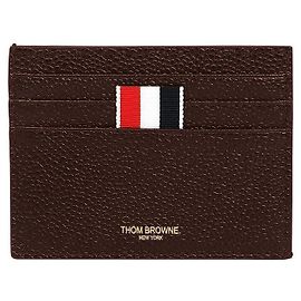 Thom Browne Wallet Pebble Grain Three-Line Tab Men's Card Wallet stamp: