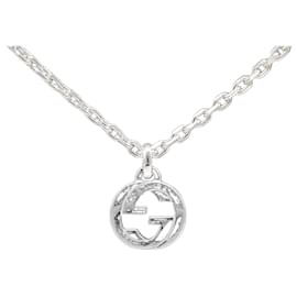 Collana a catena intrecciata argento - Gucci