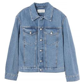 Dries Van Noten Skin Denimjacke Hellblau