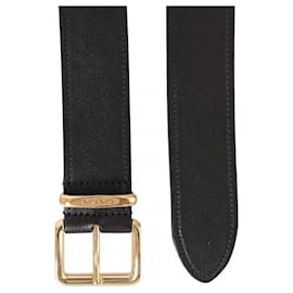 Cinto de couro preto EFX - Miu Miu